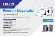 Рулон самоклеящихся этикеток Premium Matte Label, с вырубкой: 102ммx 76мм, 1570 этикеток., C33S045723