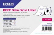 Рулон самоклеящихся этикеток BOPP Satin Gloss Label, с вырубкой: 102х152мм, 960 этикеток., C33S045709