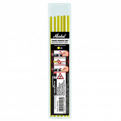 Грифели Markal Trades-Marker Dry - Refill Pack