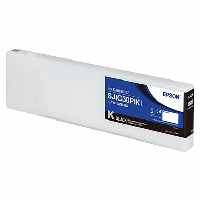 Картридж SJIC30P(K) для струйного принтера EPSON ColorWorks TM-C7500G, черный, C33S020639