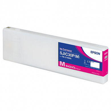 Картридж SJIC30P(M) для струйного принтера EPSON ColorWorks TM-C7500G, пурпурный, C33S020641