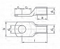 Наконечник трубчатый медный Klauke (BC-тип), 300 мм? под болт М12 {klk300B12} (5 шт.)