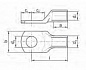 Наконечник трубчатый медный Klauke (BC-тип), 300 мм? под болт М12 {klk300B12} (5 шт.)