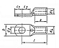 Трубчатый кабельный наконечник Klauke 25 мм? под винт М4 {klk4R4} (100 шт.)